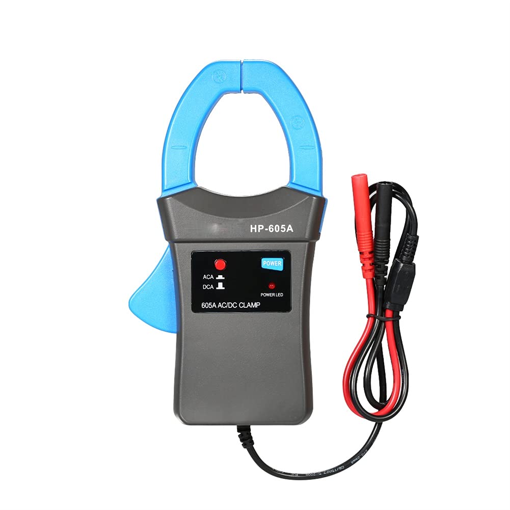 Digital Clamp Meter 600A DC/AC Current Adapter Clamp-On Multimeter Ammeter with Test Probes