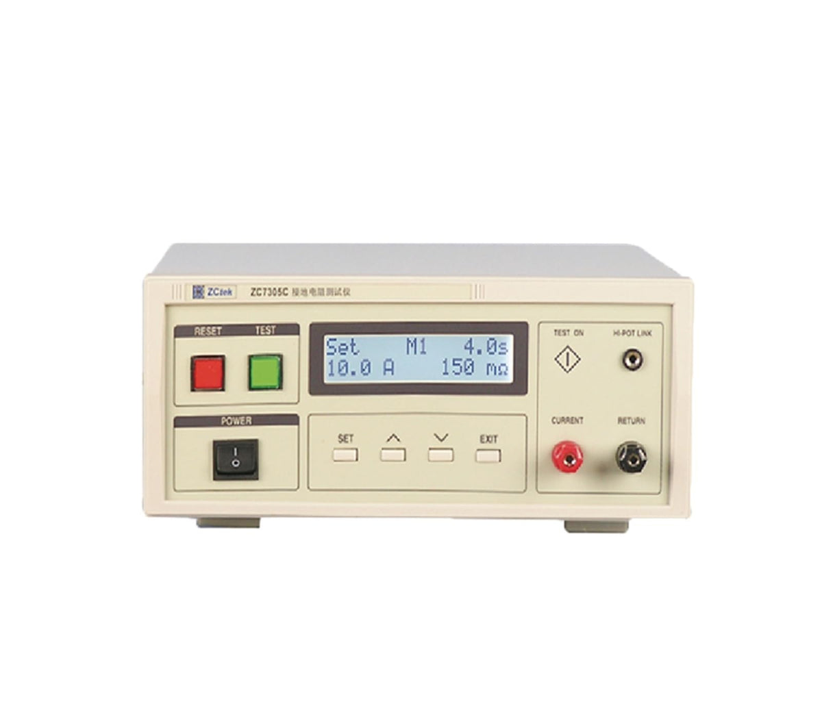 Resistance Meter, ZC7305C Ground Resistance Tester,Electrical Safety Test Equipment