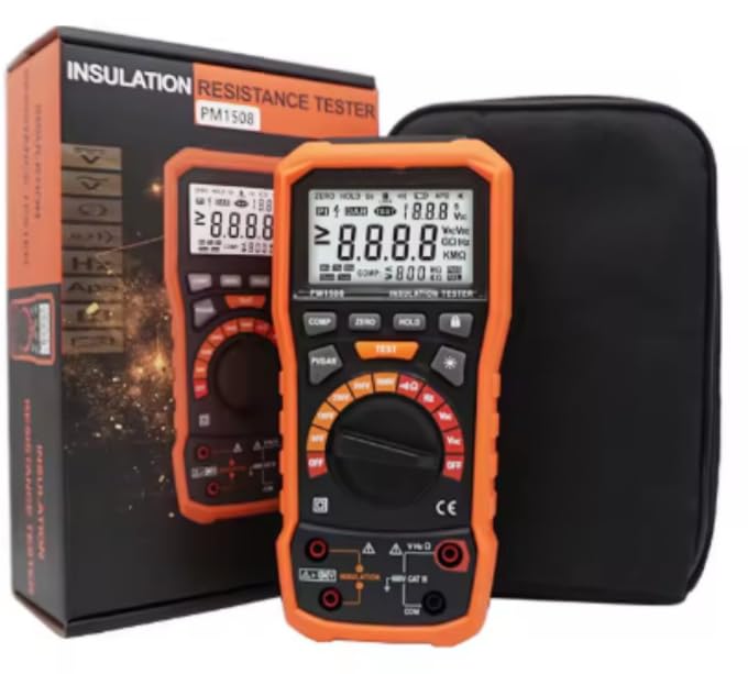 PM1508 High Precision 100GOhm Insulation Resistance Measurement Zero and LOCKfunction Meter Insulation resistanceTester