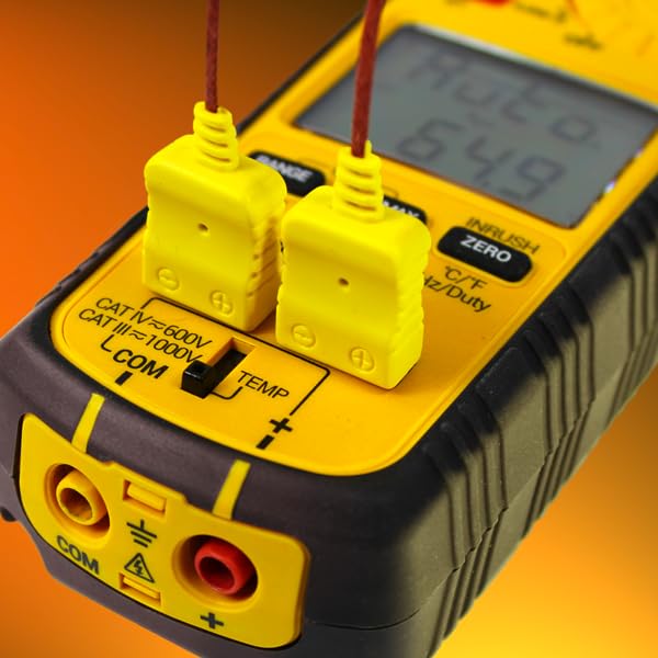 Wireless TRMS Power Clamp Meter w/ 3-Phase Rotation Tests
