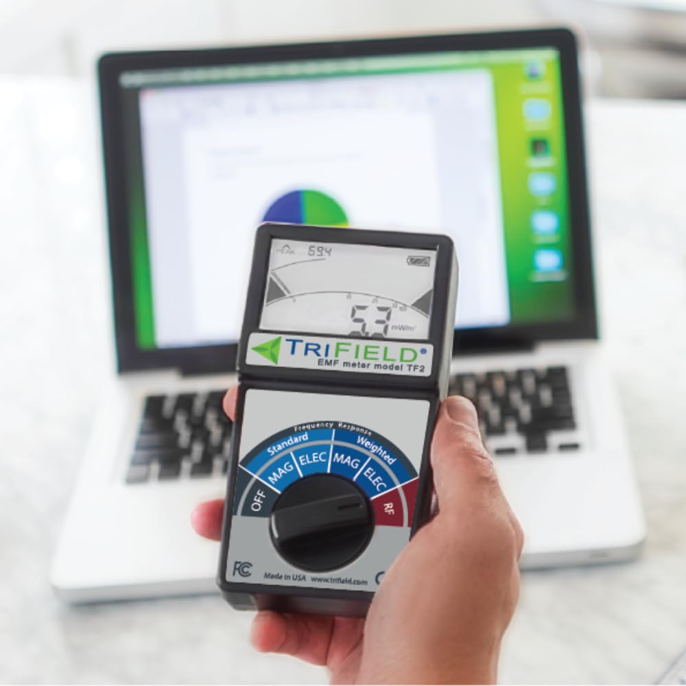 TF2 EMF Pollution Meter – 3-in-1 Magnetic, Electric & RF Field Detection