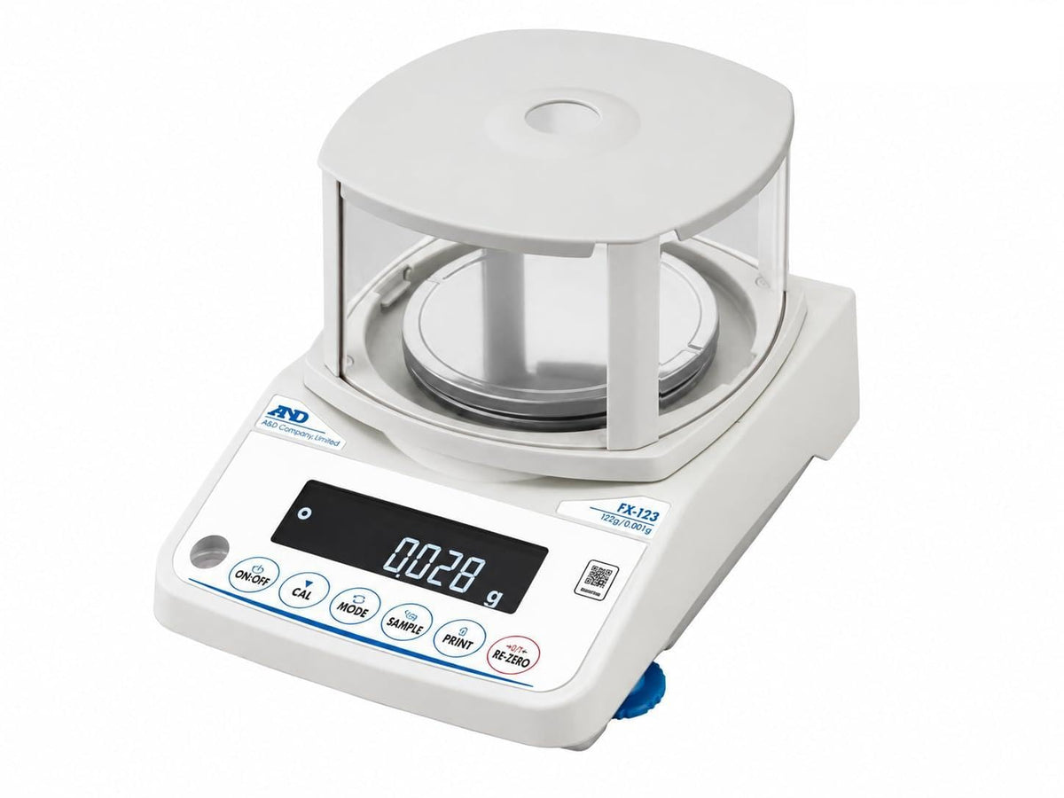 A&D FX-123 Precision Lab/Reloading Balance Scale with MNM Scales 100 gram Calibration Weight, A&D FX-120i Successor