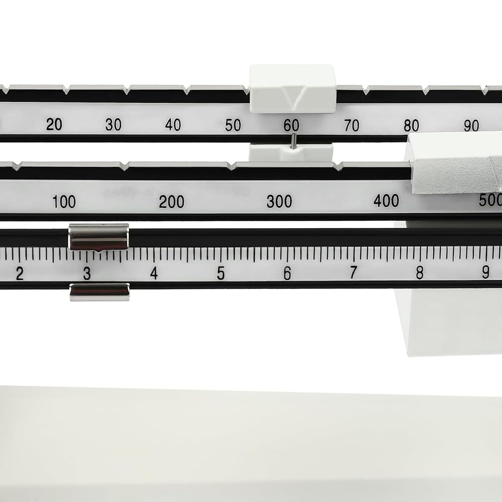 Triple Beam Balance Scale, Mechanical Lab Scale with Stainless Steel Platform and 3 Weights for Industrial Agriculture Weighing