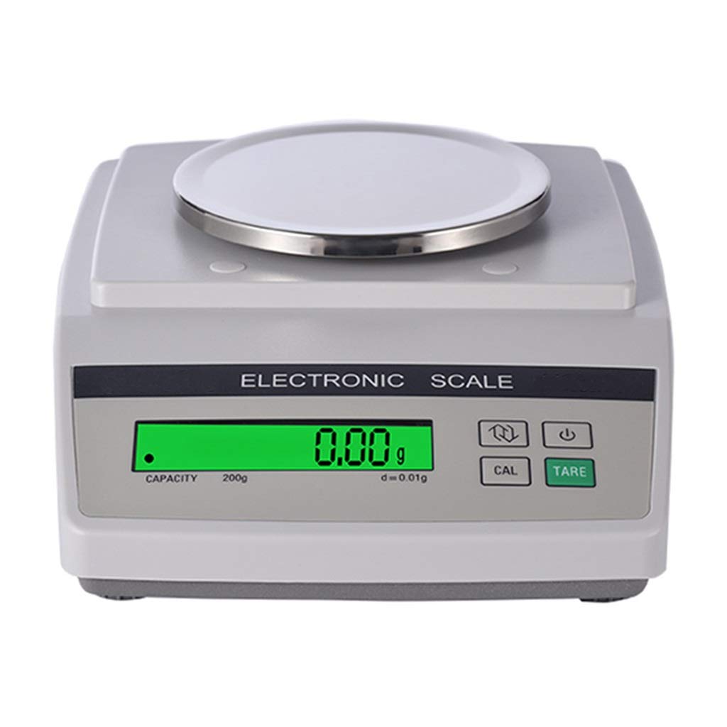 Digital Precision Scale Weighing Analytical Balance Precise Electronic High Accuracy LCD Display for Lab Jewelry Business (1000g/0.01g)