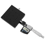 SEMX100AC Digital X-Axis Micrometer Cross Slide 0.01mm Precision Fine Adjustment Platform for Optical Lab Precision Measurement and Laser Positioning