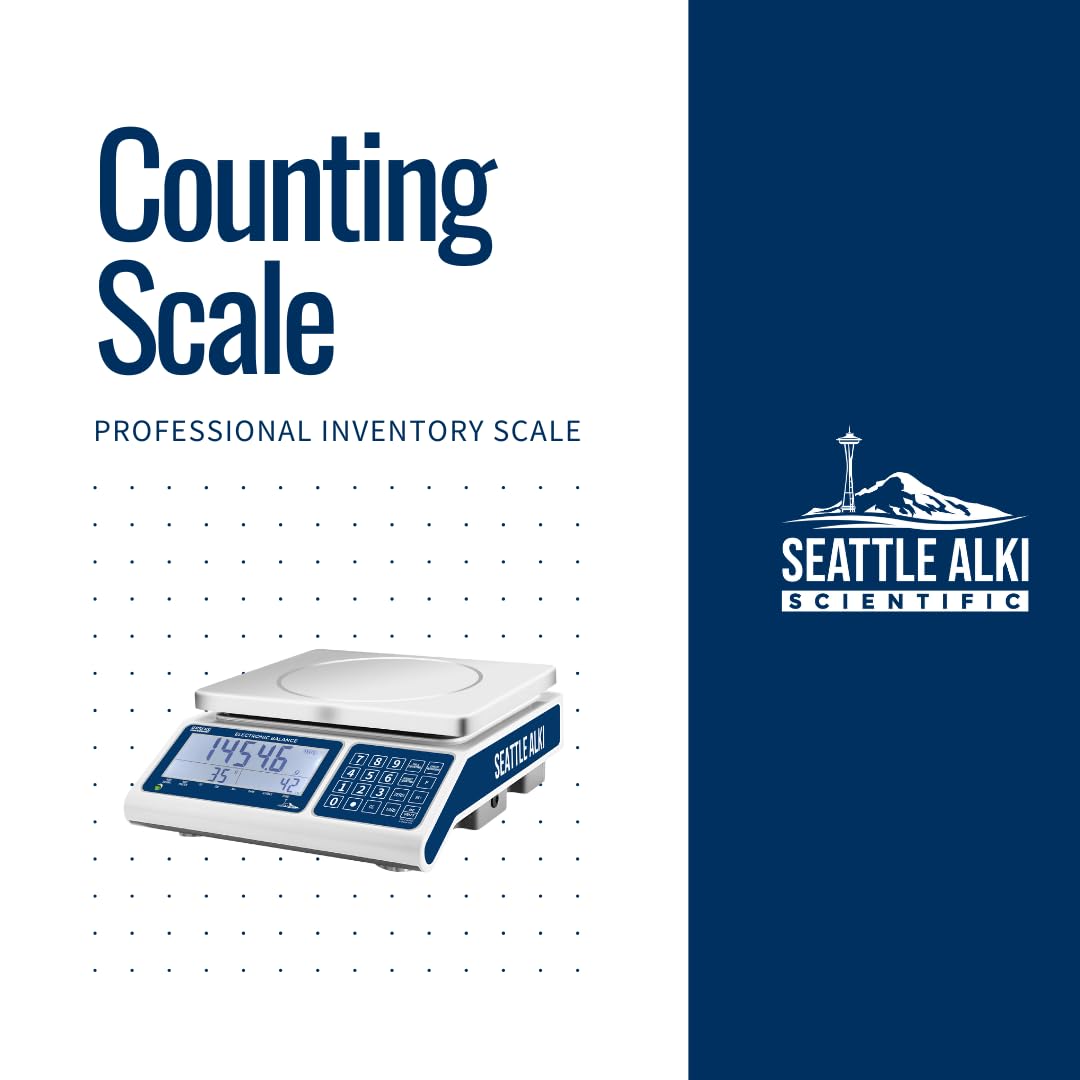 Seattle Alki Counting Scale | 30 kg x 0.5 g | USA Company