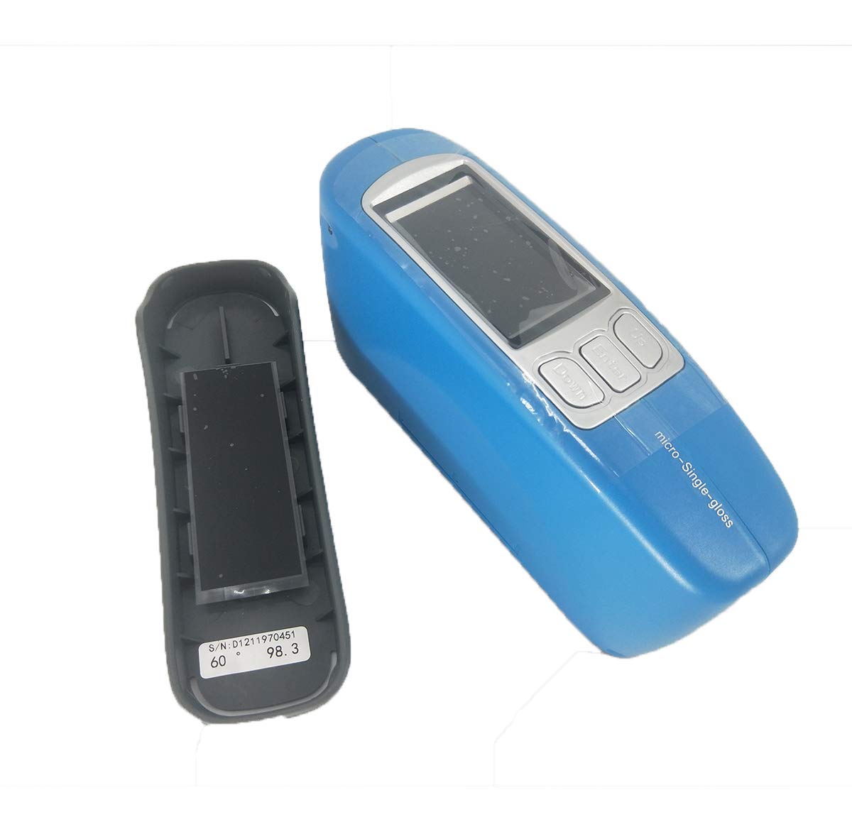 60 Degree Gloss Meter Single Angle Glossmeter for Paint Plastic Ceramics with Measuring Range 0 to 1000GU