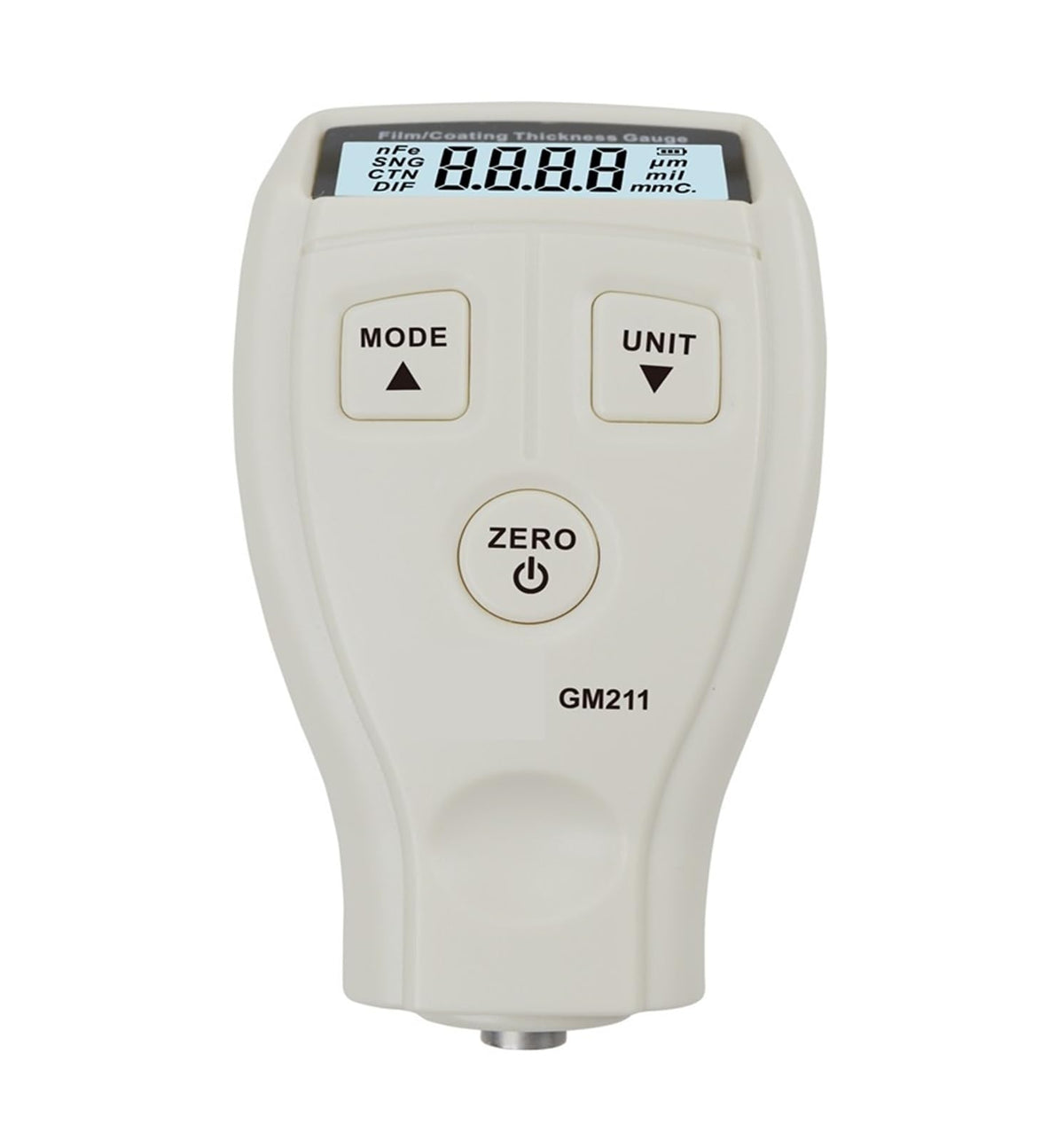 0~1500um LCD Film Coating Thickness Gauge Meter 2in1 Fe/NFe Non-Magnetic Surface Paint Coatings Thickness Measurement GM211