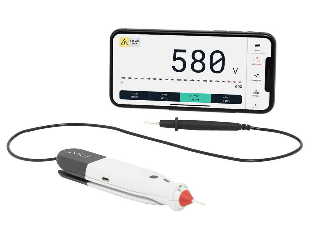 Pokit Pro All-in-one Multimeter, Oscilloscope and Logger CATIII 600V 10A (Classic Gray with Slate)