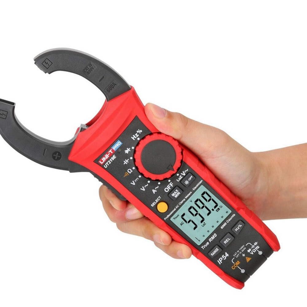 UNI-T UT219E UT219M UT219DS Digital clamp Meter 600A True RMS for Professional Electricians,HVAC/R and Motor Service Technicians(UT219E)
