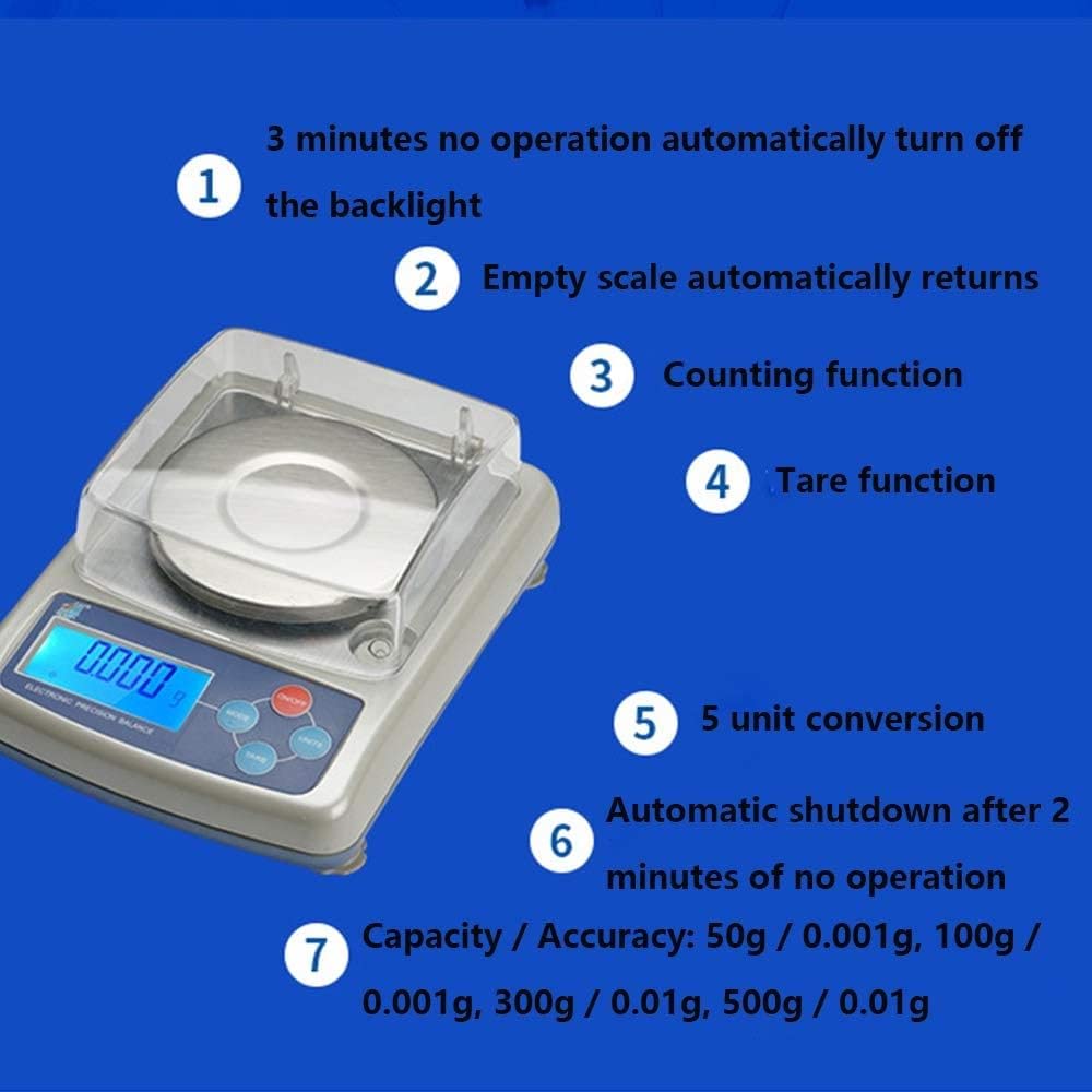 Digital Precision Electronic Scale Lab Analytical Balance High Weighing Jewelry Scales Laboratory Industrial and Counting Scientific