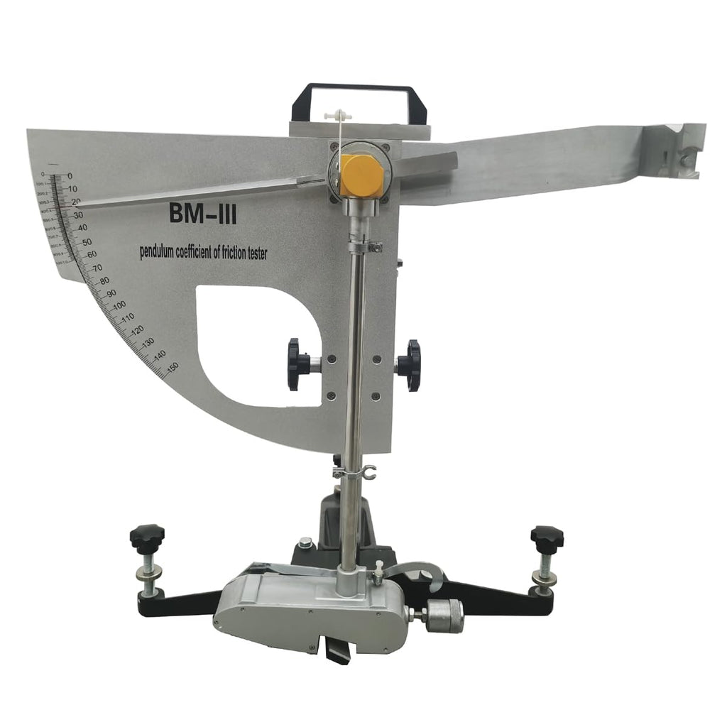 INTBUYING Portable Pendulum Skid Resistance Tester, Road Friction Coefficient Measuring Instrument, Pendulum Testing Tool for Slip Resistance