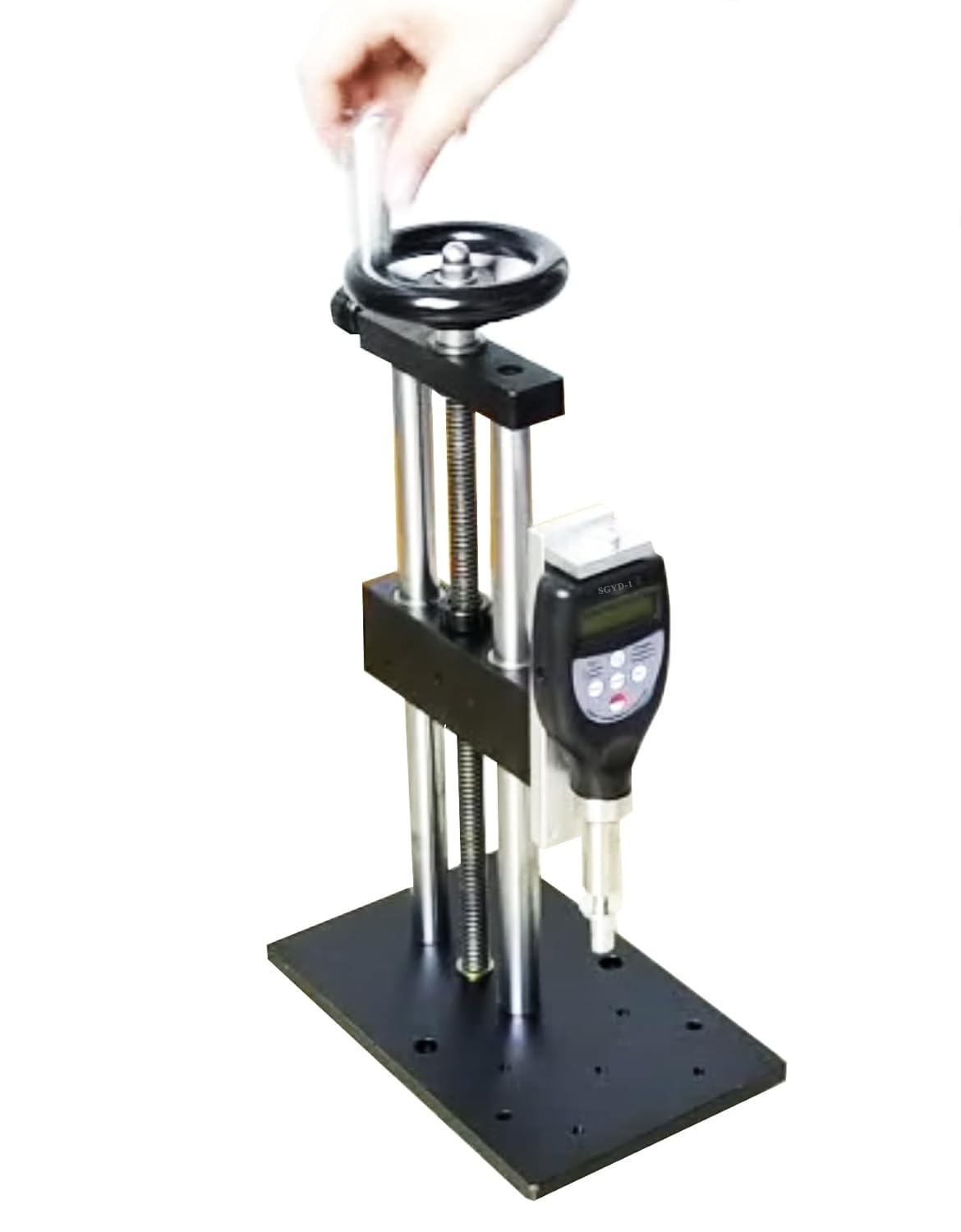 Fruit Penetrometer and Test Stand with USB Data Cable and Software Measurement Range 0.2~5.0kgf/cm² Tip Diameter 3.5mm Pressing Depth 10mm for Small Fruit Soft Fruit