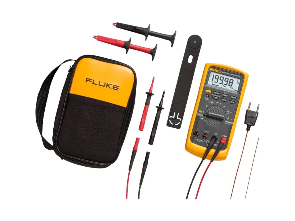 Fluke 87-5/E2 CAL - Industrial Electrician Combo Kit; Includes NIST Traceable Calibration with Data