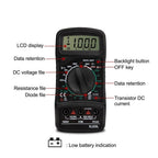 XL830L AC/DC Handheld LCD Digital Multimeter Electric Meter Tester Automotive Electronic Crystal Capacitance