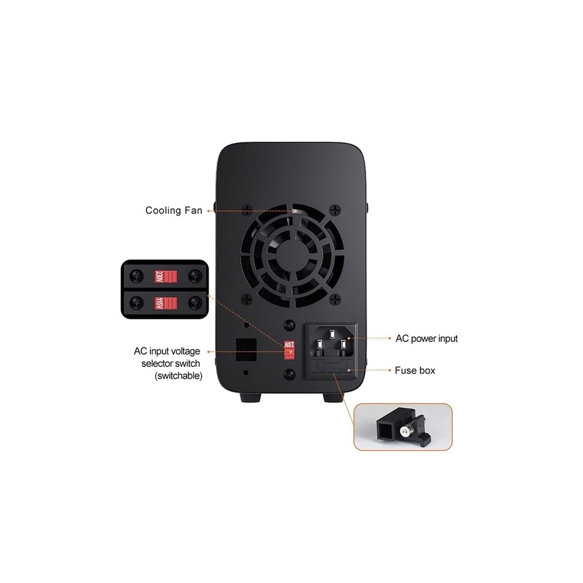 with 3 Groups of Storage Function Switching Power Supply Adjustable Laboratory Power Regulator Switch