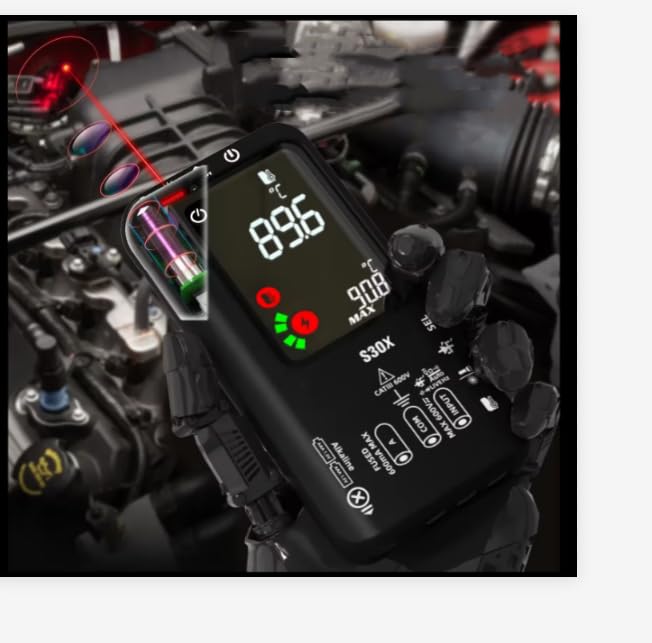 S30X AutoRange DigitalMultimeter ElectricianTool, BLACK