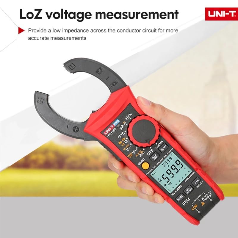 UNI-T Uni-Trend Multimeter clamp Meter UT219E UT219M UT219DS Pro clamp Meter Digital Professional Pliers Ammeter 6000 Counts Electrical Repair Meter Tester(UT219DS)