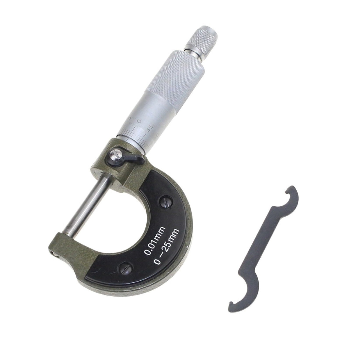 Tool Set 0-25mm 0.01mm Outside Micrometer – Vernier Caliper Measuring Tool with Box