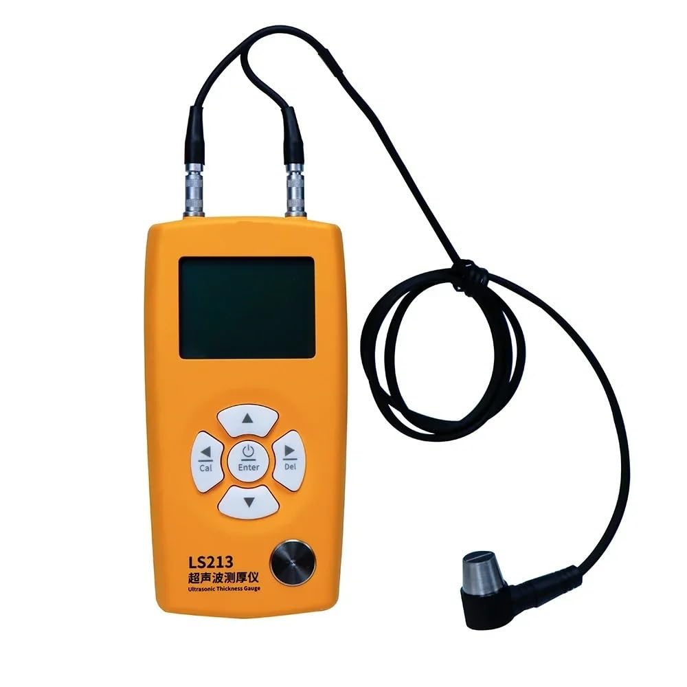 Thickness Gauge, Smart Ultrasonic Thickness Sensor Gauge Meter Tester Measuring Instrument Measurement Device Testing Equipment