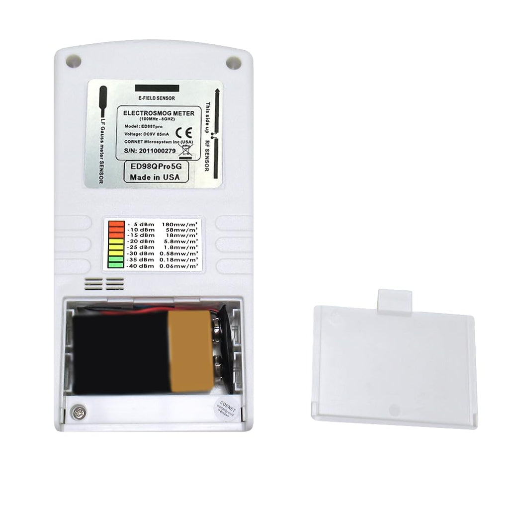Safe Living Technologies New Cornet ED98QPro5G Electrosmog Quad-Mode Meter