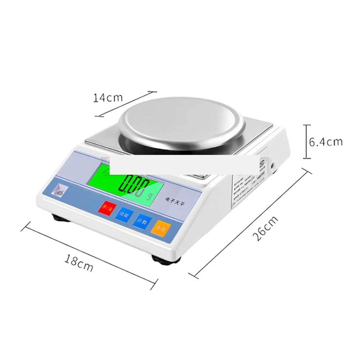 300/600/1000g Electronic Balance High Precision 0.01g Digital Electric Jewelry Gram Gold m Coin Lab Bench Balance Scale BT457B(300g 0.01g)