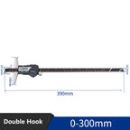 Stainless Steel 0-300mm Range Digital Depth Caliper, for Woodworking, Metalworking, Machining
