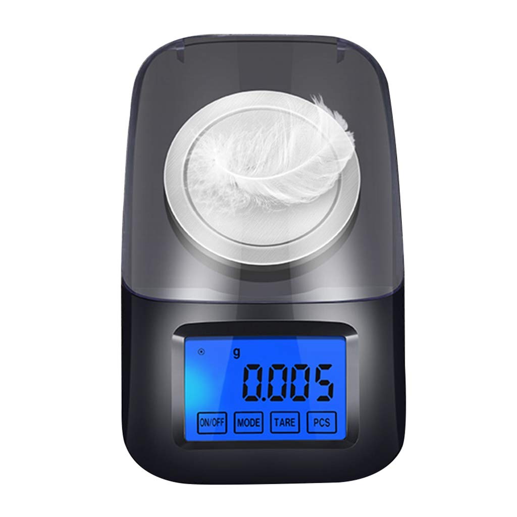 50G/0.001G Mini Jewelry Scales LCD Digital Pocket Weights Precision Balance for Laboratory,