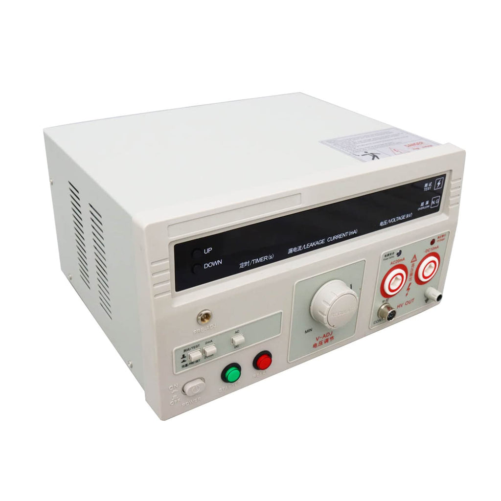 Withstand Hi-Pot 5KV 100VA Tester Voltage Withstand Test Instruments Voltage Tester Power Equipment Testing Tool with Digital Display 5KV AC/DC 110V
