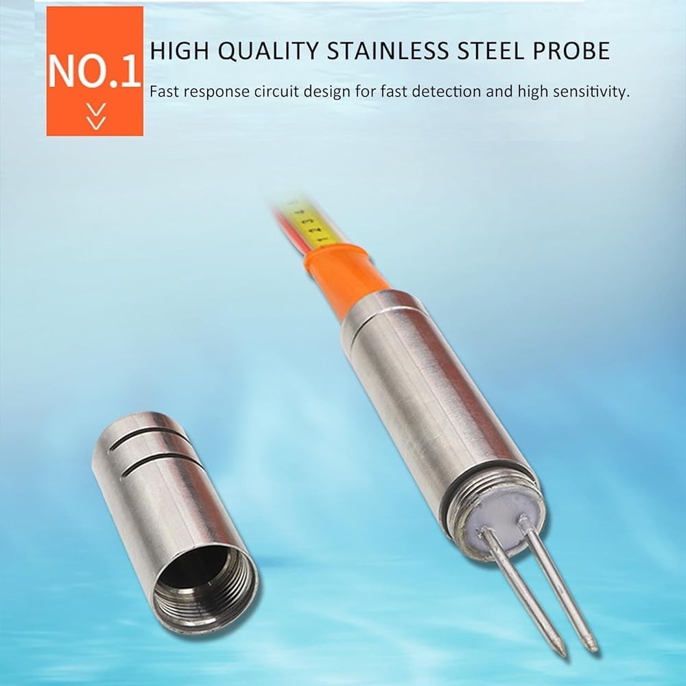 Water Level Meter with Probe and Steel Tape, Indicator Light and Peak Display for Accurate Depth Measurement in Wells