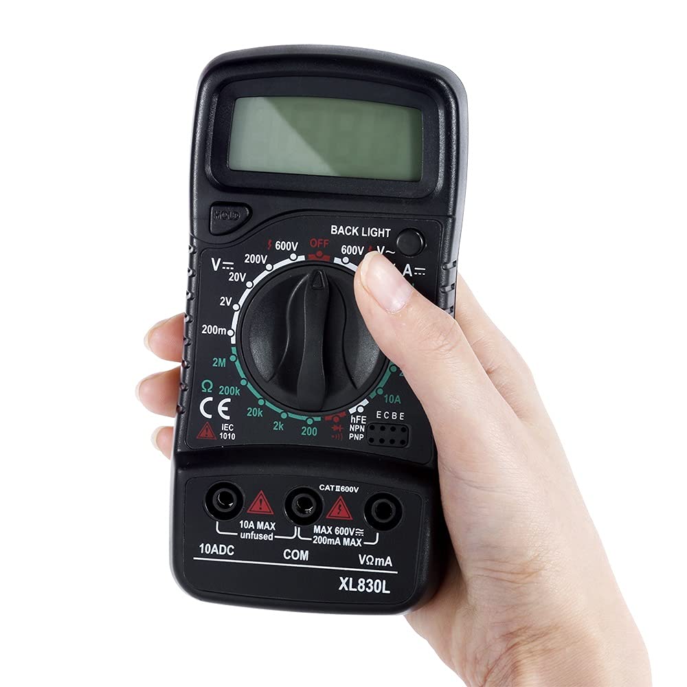 XL830L AC/DC Handheld LCD Digital Multimeter Electric Meter Tester Automotive Electronic Crystal Capacitance
