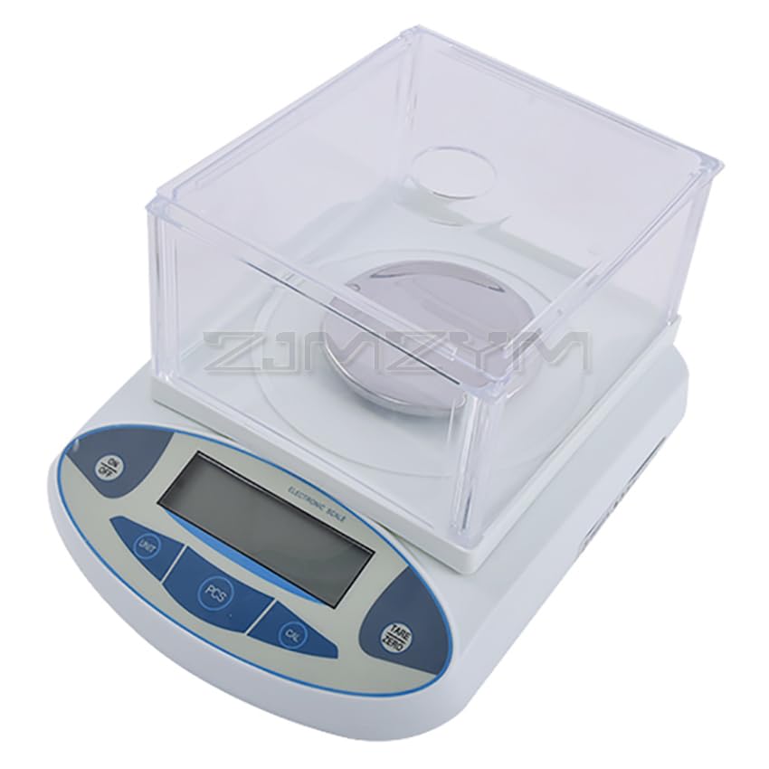 200/300gx0.001g Electronic Balance Scale with Windshield High Precision Laboratory Solid Analytical Digital Balance Scale(300g 0.001g)