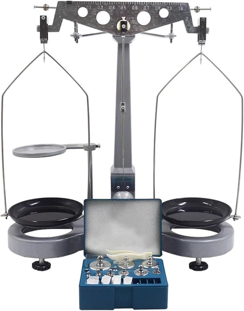 0.02g Precision 500g Single Lever Mechanical Balance Scale | Includes Standard Weights, Ideal for Physics Experiments & Teaching