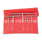 Starrett Telescoping Gage Set, 5/16"-6" Range, 2-3/8"-3-1/4" Handle Length