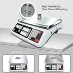 Digital Precision Electronic Scale, Precision Analytical Electronic Balance Jewelry Scale with LCD Display for Science/Industry/Gold,Size_name-30kg/0.5g