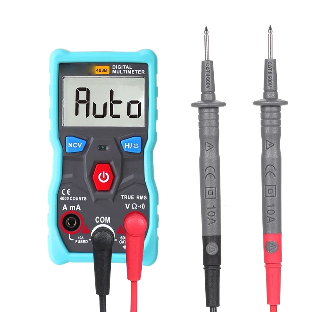 RM403B Automatic Digital Multimeter Auto Range True-RMS NCV 4000 Counts AC/DC Voltage Current Ohm Test Tool Smart Backlight