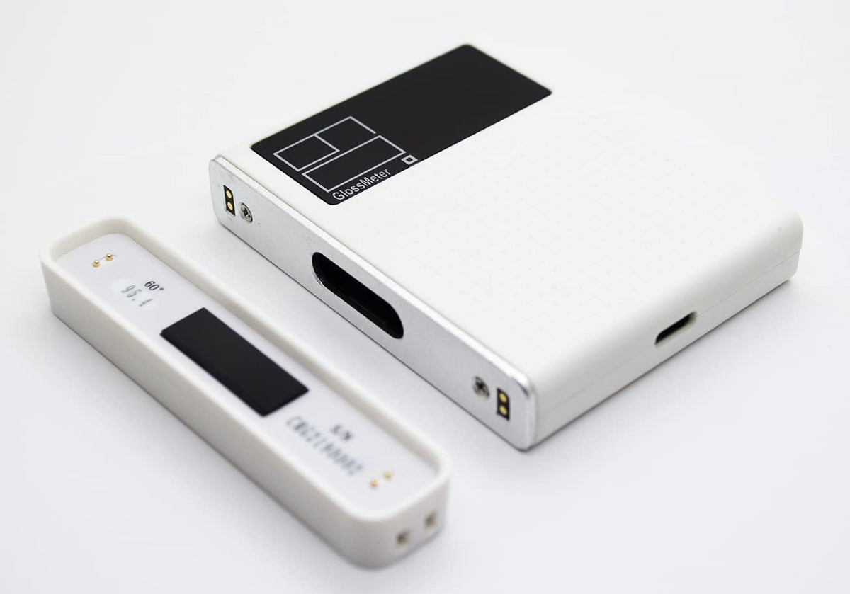 Gloss Meter Tester Glossmeter 60 Degree Surface Gloss Measurement Meter for Glass Cellphone Ceramics Automobile Hardware Etc with Auto Calibration USB Measure Range 0 to 1000GU