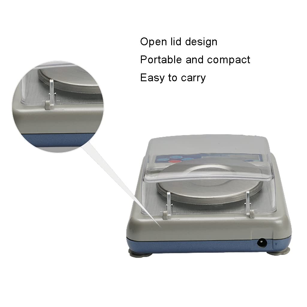 Scientific Gram Scale Lab Digital Analytical Balance High Precision Digital Scale Jewery Kitchen Scale Calibration Weight Ce Certified,50G/0.001G