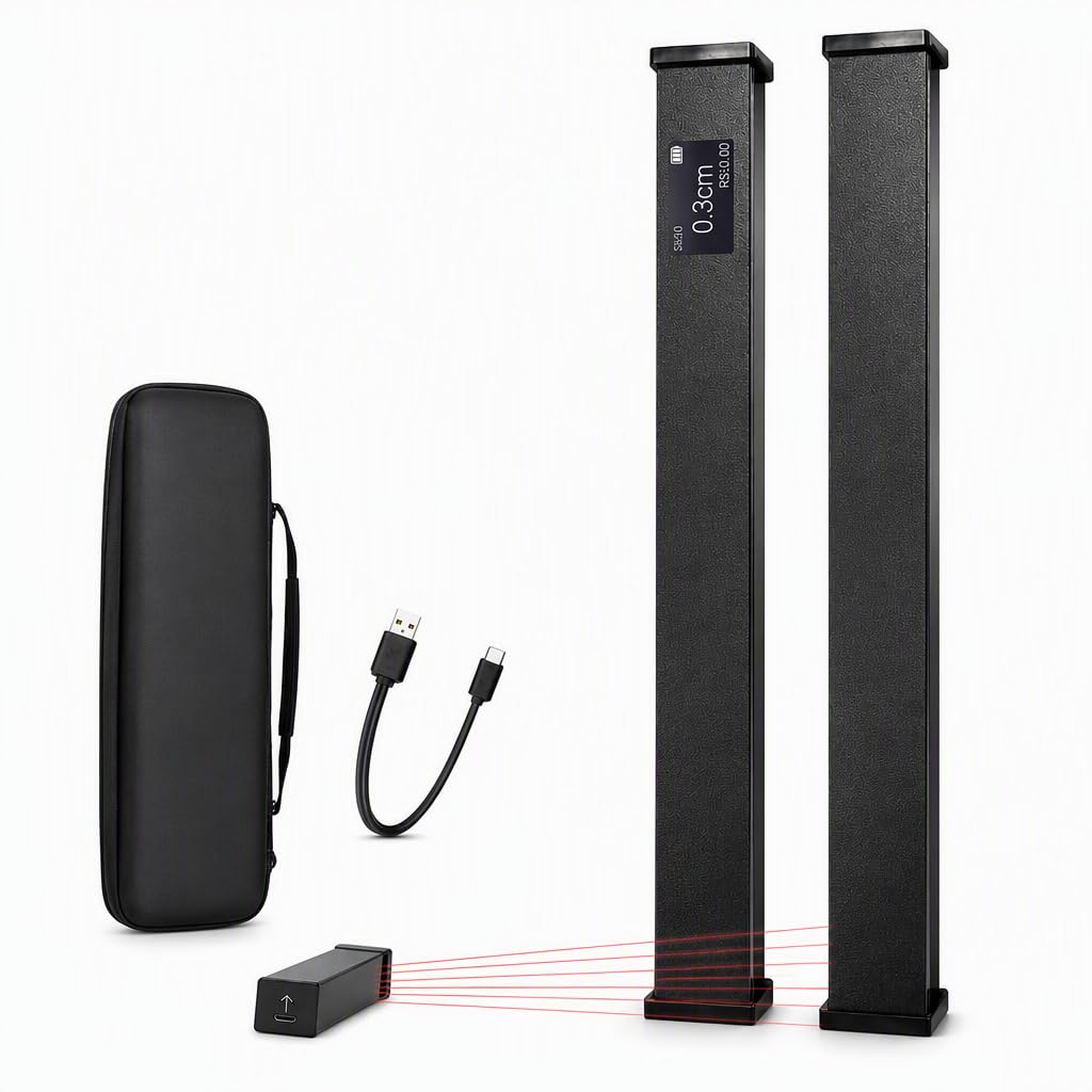 Vertical Jump Measurement Device，Ground Contact Time Height Monitoring Tester，with Smart App,Real-Time Data Sensor