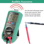 Digital Multimeter 6000 Counts AC/DC Ammeter Voltmeter Backlight Temperature Electrical Probe Multi Tester