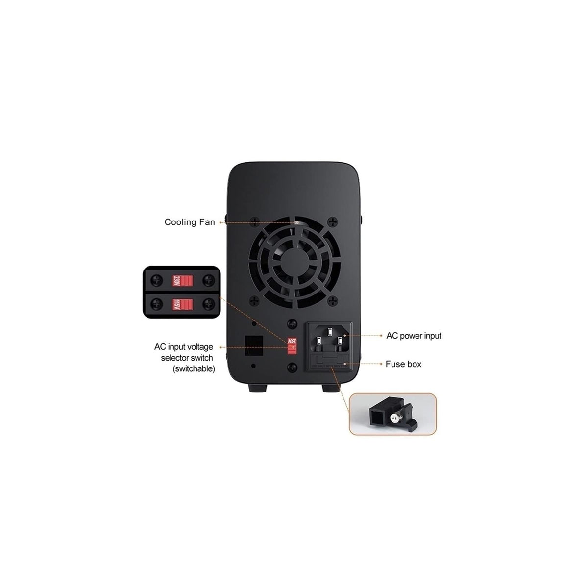 with 3 Groups of Storage Function Switching Power Supply Adjustable Laboratory Power Regulator Switch