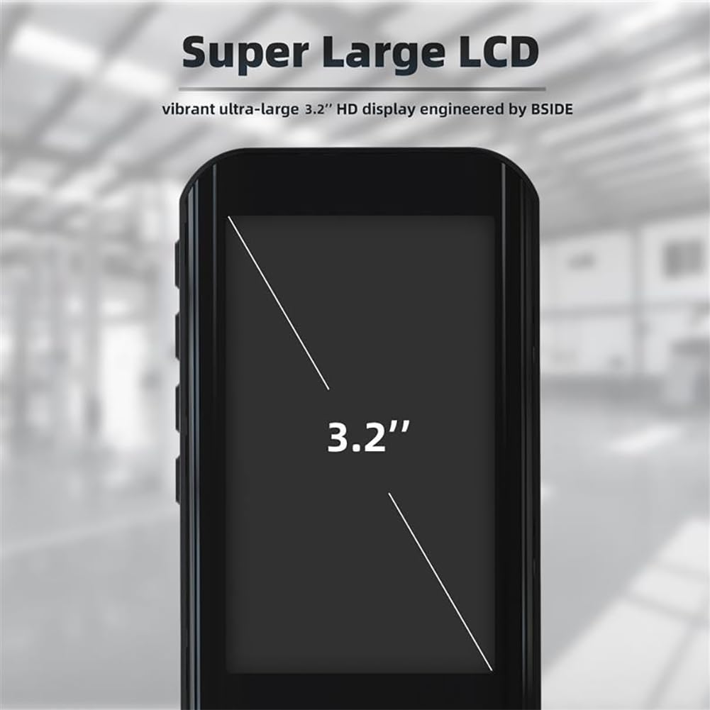 Digital Multimeter, Smart Electrical Tester, Rechargeable Color LCD, 3 Results Display 6000 Counts Auto-Ranging Capacitance Diode Resistance Duty Cycle Live Check, for Vehicles and Households