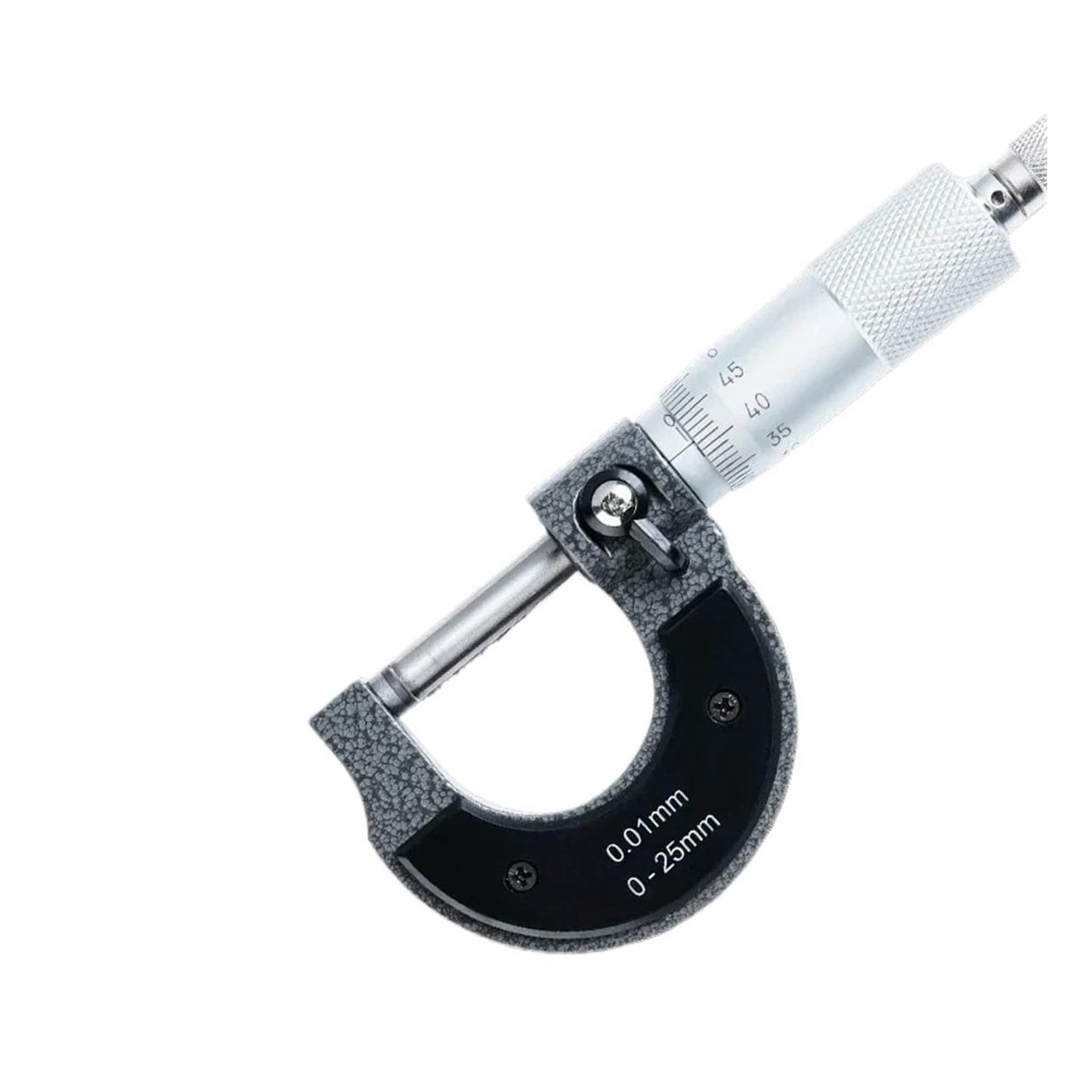 0-25mm Outside Micrometer Precision Measuring Tool, Accuracy 0.001mm, Metric Caliper for External Measurement