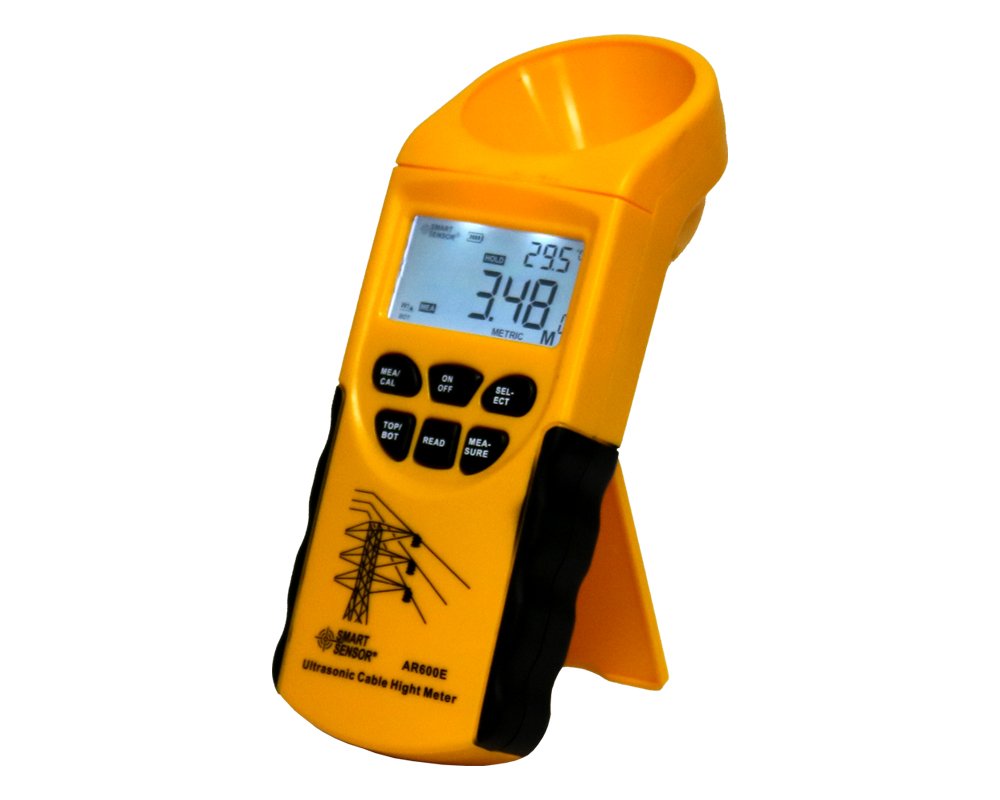 Ultrasonic Cable Height Meter, 6 Cables, Measuring Range: 3~23m, Horizontal Measuring Range: 3~18m