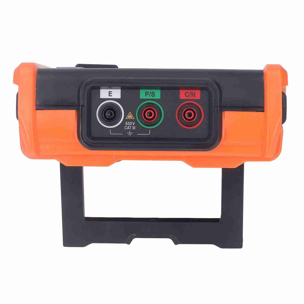 Ground Tester Backlit LCD Display Automatic Shutdown Earth Meter for Iron Tower Building 600V