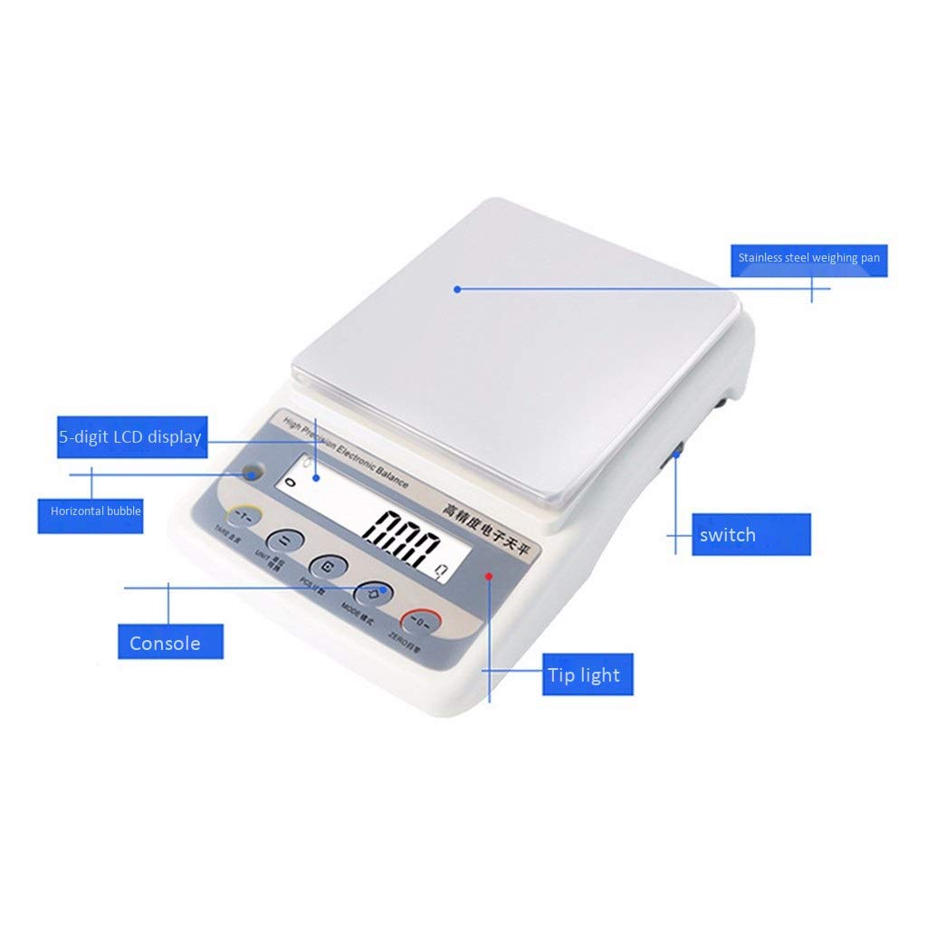 0.01G Counting Scales Electronic Analytical Balance LCD Display Precision Digital Industrial Electronic Scale for Gold Jewelry Diamond Weighing Scales