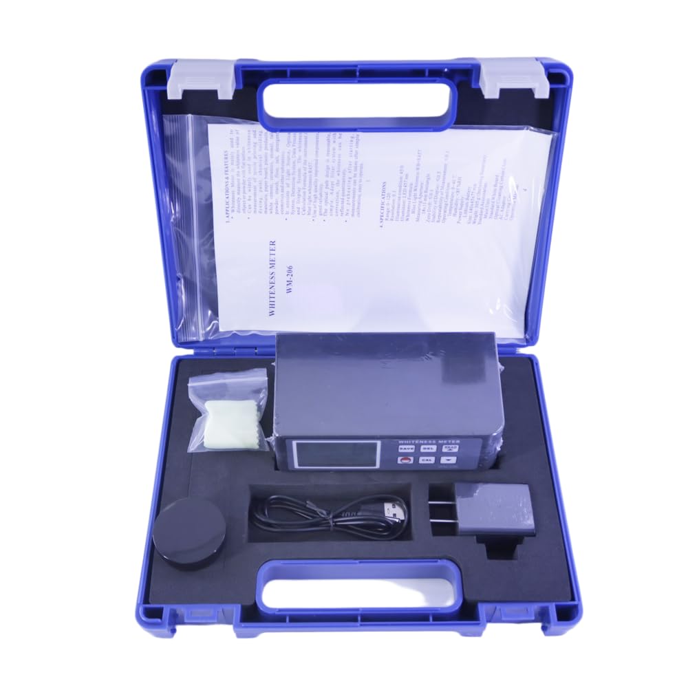 WM-206 Whiteness Meter Whiteness Value Tester Range 0-120% Whiteness Tester