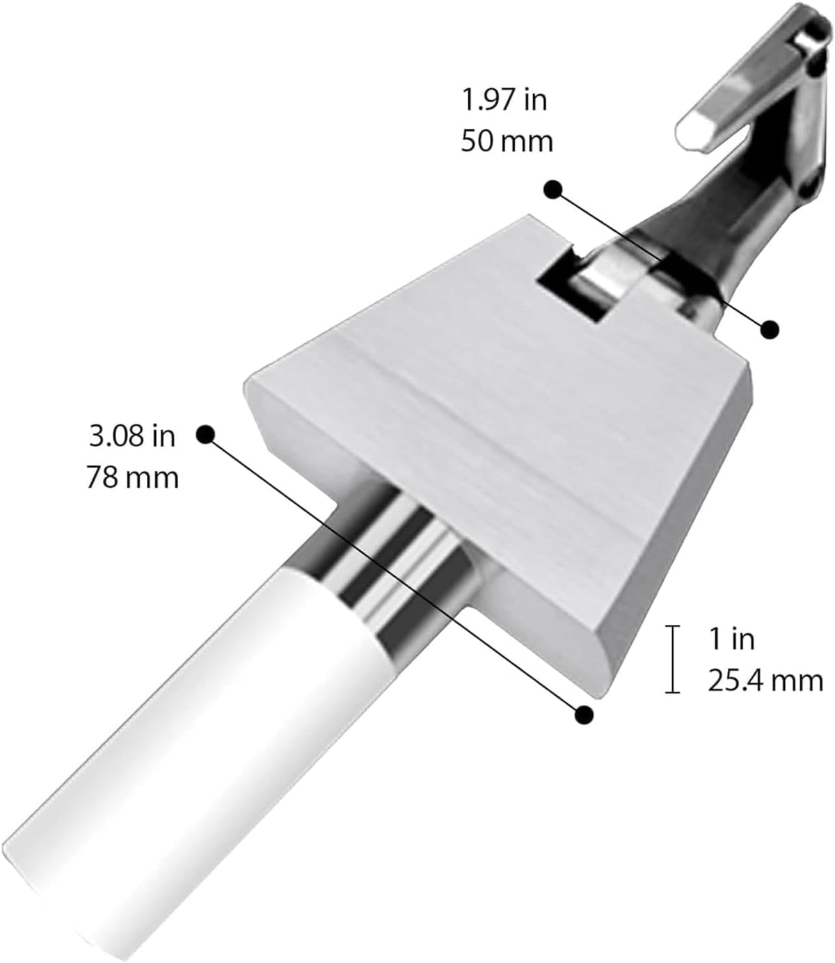 UL Articulated Test, Bend Test Finger Accessibility Probe, Electric Shock Protection, 3.5mm Hinged Test Probe, UL Test Curved Finger, for Electrical, Industrial, Scientific, Laboratory