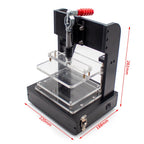 150x130MM PCB Universal Test Stand - PCBA Test Rack Embryo Frame with 4 Acrylic Boards, DIY Circuit Board Fixture Testing Jig for Electronic Component Testing & PCB Assembly Validation