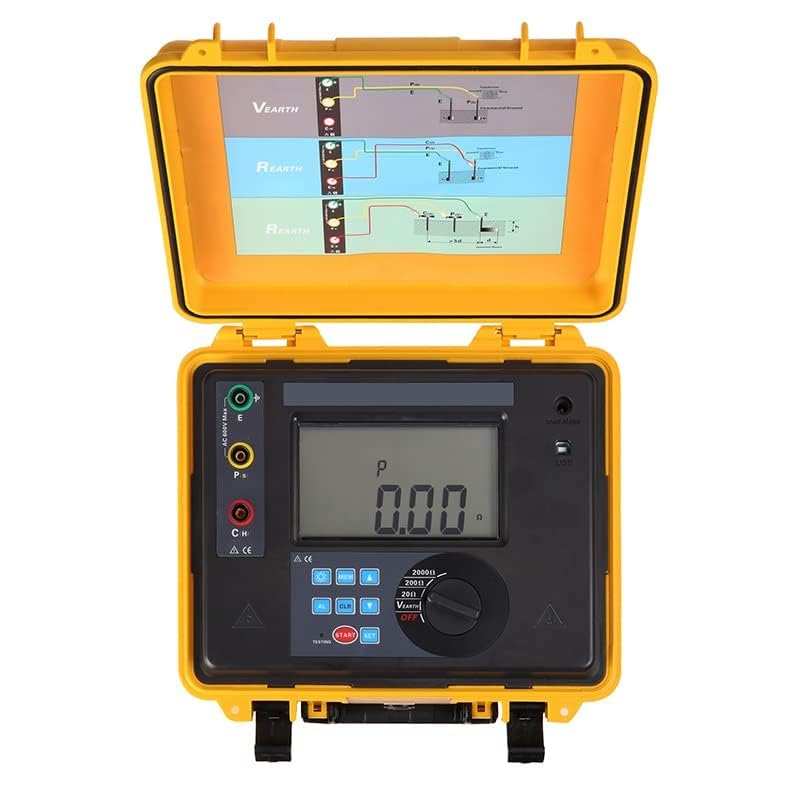 High Voltage Insulation Resistance Tester Electrical Insulation Resistance Meter with Insulation Resistance Range 0.5MΩ～5TΩ Output Voltage Accuracy（5%～10%）±10V